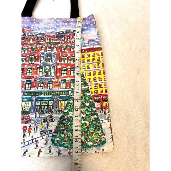 Michael Storrings Union Square New Tote Bag City Barnes & Noble Christmas - Picture 6 of 6